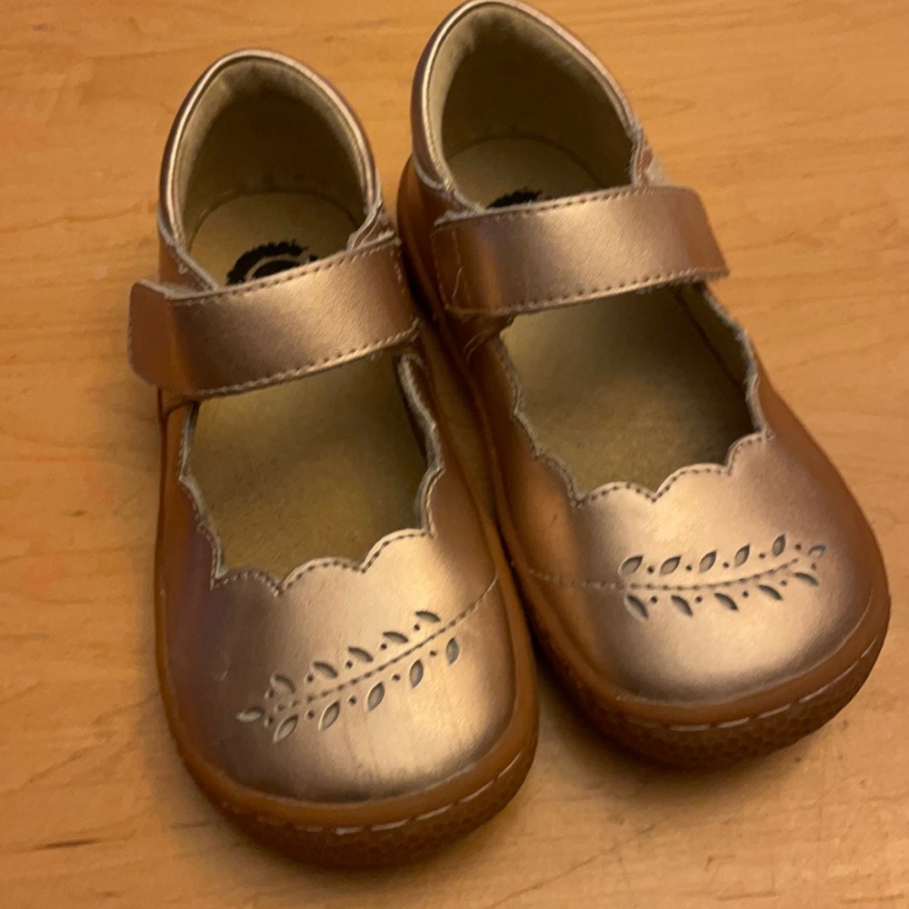 Livie & Luca gold Mary Janes size 10